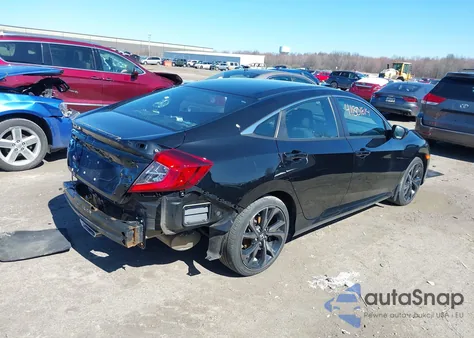 2020 Honda Civic Sport from USA, damaged, VIN 2HGFC2F81LH591709